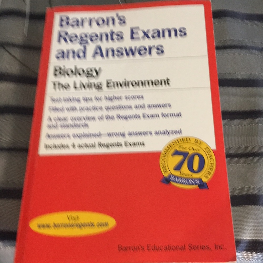 The living Environment Barrons regents exams